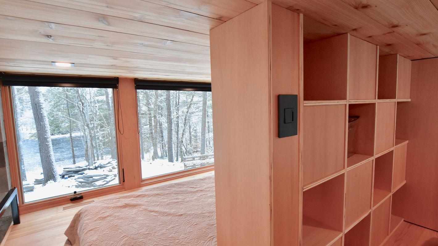 Hygge Style, Vertical Grain Douglas Fir Interior. Floor to Ceiling windows. Western Red Cedar Planks. Modern Rustic.